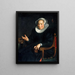 Portrait de Christina Wtewael Van Halen - Joachim Wtewael — gerahmtes Bild an der Wand