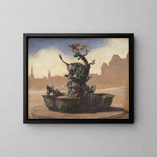 Joakim Skovgaard - Sketch For Dragespringvandet The Dragon Fountain.webp