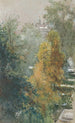 Vue sur des arbres et des bâtiments - Joan Berg — Ansicht des Kunstwerks