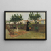 Terrasse - Joaquim Vayreda — gerahmtes Bild an der Wand