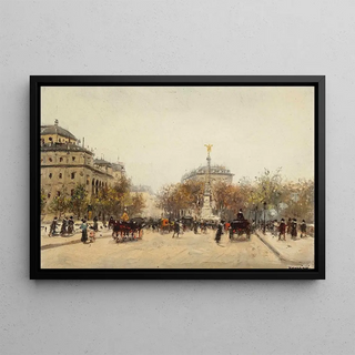 Joaquin Mir - La Place Du Chtelet Paris.webp