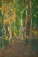 Der Weg zur Casa Gell - Joaquín Mir Trinxet — Ansicht des Kunstwerks