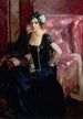 Clotilde in Abendkleid - Joaquín Sorolla — Ansicht des Kunstwerks