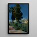 Coin du jardin Alcazar Séville - Joaquín Sorolla — gerahmtes Bild an der Wand