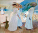 Unter dem Vordach in Zarauz - Joaquín Sorolla — Ansicht des Kunstwerks