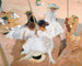 Unter dem Vordach am Strand von Zarauz - Joaquín Sorolla — Ansicht des Kunstwerks