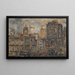 Hôtel de ville de New York - Joaquín Torres-García — gerahmtes Bild an der Wand