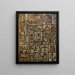 Konstruktive Malerei - Joaquín Torres-García — gerahmtes Bild an der Wand