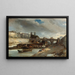 Bateau-Lavoir in der Nähe der Pont-Neuf Paris - Johan Barthold Jongkind — gerahmtes Bild an der Wand