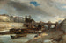 Bateau-Lavoir in der Nähe der Pont-Neuf Paris - Johan Barthold Jongkind — Ansicht des Kunstwerks