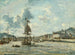 Eingang des Hafens von Honfleur - Johan Barthold Jongkind — Ansicht des Kunstwerks