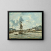 Eingang des Hafens von Honfleur - Johan Barthold Jongkind — gerahmtes Bild an der Wand