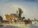 Häuser an einem Kanal in der Nähe von Crooswijk - Johan Barthold Jongkind — Ansicht des Kunstwerks