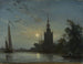 L'église d'Overschie - Johan Barthold Jongkind — Ansicht des Kunstwerks