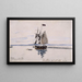 La Mer Honfleur - Johan Barthold Jongkind — gerahmtes Bild an der Wand
