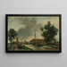 La Passerelle Hollande - Johan Barthold Jongkind — gerahmtes Bild an der Wand