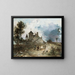 Le Château Nivre - Johan Barthold Jongkind — gerahmtes Bild an der Wand
