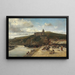 Le Tréport am Morgen, Normandie - Johan Barthold Jongkind — gerahmtes Bild an der Wand