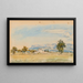 Landschaft an der Côte-Saint-André - Johan Barthold Jongkind — gerahmtes Bild an der Wand