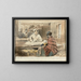 Zwei Frauen in einem Café - Johan Barthold Jongkind — gerahmtes Bild an der Wand