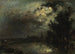 Ansicht von Overschie im Mondlicht - Johan Barthold Jongkind — Ansicht des Kunstwerks