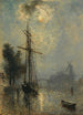 Ansicht des Hafens von Doverschie - Johan Barthold Jongkind — Ansicht des Kunstwerks