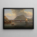 Bergen vom Nordeingang gesehen - Johan Christian Dahl — gerahmtes Bild an der Wand
