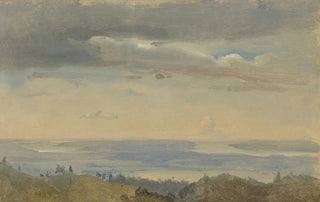 Johan Christian Dahl - Cloud Study with River Landscape.webp