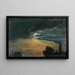 Wolken im Mondschein - Johan Christian Dahl — gerahmtes Bild an der Wand