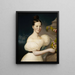 Portrait von Eva Trångren - Johan Erik Lindh — gerahmtes Bild an der Wand