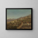 Ansicht von Funchal, Madeira - Johan Fredrik Eckersberg — gerahmtes Bild an der Wand