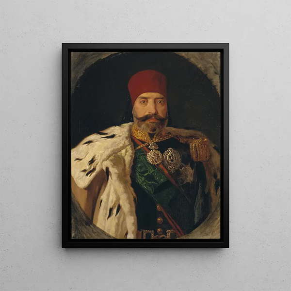Der Bey von Tunis Sid Muhammed Es Sadok - Johan Fredrik Höckert — gerahmtes Bild an der Wand