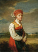 Junge Mädchen von Vingker - Johan Gustaf Sandberg — Ansicht des Kunstwerks