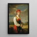 Junge Mädchen von Vingker - Johan Gustaf Sandberg — gerahmtes Bild an der Wand
