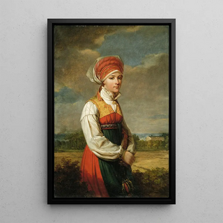 Johan Gustaf Sandberg - Girl from Vingker.webp