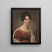 Margaret Seton 1805-1870 - Johan Gustaf Sandberg — gerahmtes Bild an der Wand