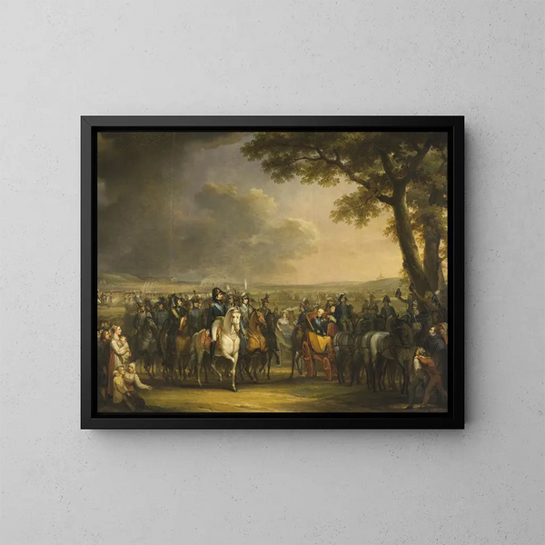 Revue sur Ladugårdsgränd, Stockholm - Johan Gustaf Sandberg — gerahmtes Bild an der Wand
