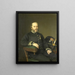 Gerard Johan Verloren van Themaat 1809-90 Mitglied des Provinzrats von Utrecht - Johan Heinrich Neuman — gerahmtes Bild an der Wand