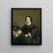 Wilhelmina Margaretha van den Bosch 1807-74 Ehefrau von Gérard Johan Verloren van Themaat - Johan Heinrich Neuman — gerahmtes Bild an der Wand