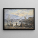 Der Leuvehaven im Hafen von Rotterdam - Johan Hendrik van Mastenbroek — gerahmtes Bild an der Wand