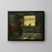 Innenansicht eines Bauernhauses - Johan Hendrik Weissenbruch — gerahmtes Bild an der Wand