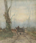 Karren auf einem Waldweg - Johan Hendrik Weissenbruch — Ansicht des Kunstwerks