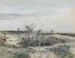 Blick auf den Dekkersduin mit der alten Gasfabrik und einer Mühle am Horizont - Johan Hendrik Weissenbruch — Ansicht des Kunstwerks
