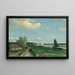 Der Navigationskanal Trekvliet bei Rijswijk bekannt als Aussicht bei der Brücke Geest - Johan Hendrik Weissenbruch — gerahmtes Bild an der Wand