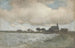 Ansicht der Kirche in Noordse Dorp bei Noorden - Johan Hendrik Weissenbruch — Ansicht des Kunstwerks