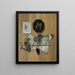 Trompe-l'œil - Johan Klopper — gerahmtes Bild an der Wand