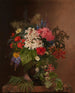 Convulvulus, Lupinen, Ehrenpreis und Fuchsie in einer Vase - Johan Laurentz Jensen — Ansicht des Kunstwerks