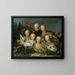 Das Gemälde des Huhns - Johan Pasch der Ältere — gerahmtes Bild an der Wand