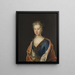 Anna Leszczynska 1699–1717 Prinzessin von Polen - Johan Starbus — gerahmtes Bild an der Wand