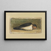 Studie einer toten Schwalbe - Johan Thomas Lundbye — gerahmtes Bild an der Wand